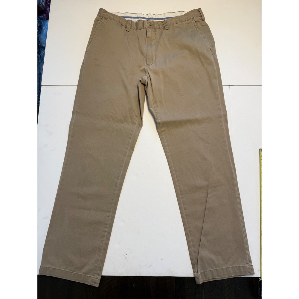 Polo Ralph Lauren Classic Fit Chino Pants Khaki Tan 100% Cotton 36x32 Mens